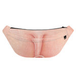 Pink Pig Tail Print Fanny Pack