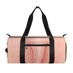 Pink Pig Tail Print Gym Bag