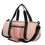 Pink Pig Tail Print Gym Bag