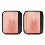 Pink Pig Tail Print Handle Covers