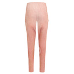 Pink Pig Tail Print High-Waisted Pocket Leggings