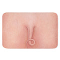 Pink Pig Tail Print Indoor Door Mat