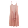 Pink Pig Tail Print Jersey Midi Cami Dress