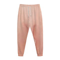 Pink Pig Tail Print Jogger Pants
