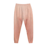 Pink Pig Tail Print Jogger Pants