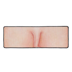 Pink Pig Tail Print Long Kitchen Mat