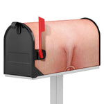 Pink Pig Tail Print Mailbox Cover