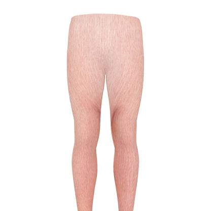 Pink Pig Tail Print Men's leggings