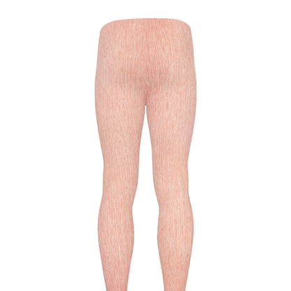 Pink Pig Tail Print Men's leggings