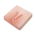 Pink Pig Tail Print Outdoor Seat Cushion Cover