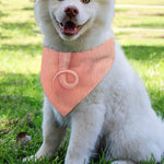Pink Pig Tail Print Over The Collar Dog Bandana