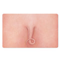 Pink Pig Tail Print Polyester Doormat