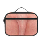 Pink Pig Tail Print Portable Lunch Bag