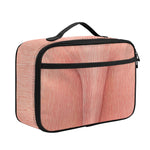 Pink Pig Tail Print Portable Lunch Bag