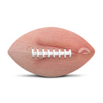 Pink Pig Tail Print Rugby Ball