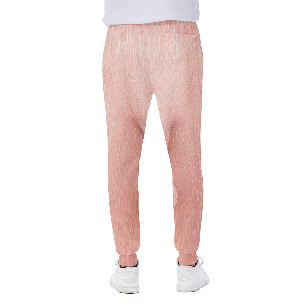 Pink Pig Tail Print Scuba Joggers