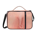 Pink Pig Tail Print Shoulder Strap Bible Bag