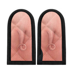 Pink Pig Tail Print Skillet Handle Cover