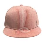 Pink Pig Tail Print Snapback Cap