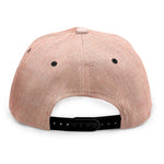 Pink Pig Tail Print Snapback Cap