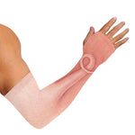 Pink Pig Tail Print Sun Protection Arm Sleeves