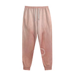 Pink Pig Tail Print Sweatpants