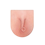 Pink Pig Tail Print Toilet Lid Cover
