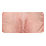 Pink Pig Tail Print Towel