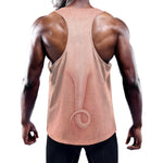 Pink Pig Tail Print Training Tank Top