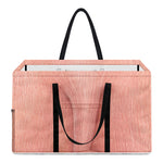 Pink Pig Tail Print Utility Tote Bag
