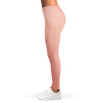 Pink Pig Tail Print Women's Leggings