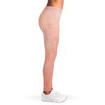 Pink Pig Tail Print Women's Leggings