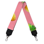 Pink Pineapple Pattern Print Bag Strap