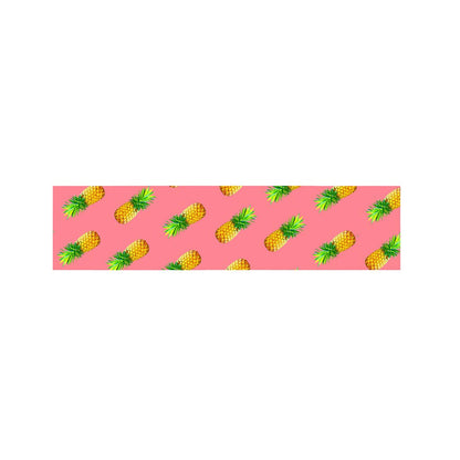 Pink Pineapple Pattern Print Bed Runner