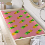 Pink Pineapple Pattern Print Changing Pad Cover