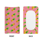 Pink Pineapple Pattern Print Changing Pad Cover