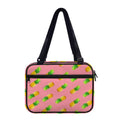 Pink Pineapple Pattern Print Double Strap Bible Bag
