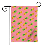Pink Pineapple Pattern Print House Flag