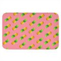 Pink Pineapple Pattern Print Indoor Door Mat