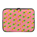Pink Pineapple Pattern Print Laptop Sleeve