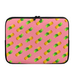 Pink Pineapple Pattern Print Laptop Sleeve