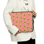 Pink Pineapple Pattern Print Laptop Sleeve
