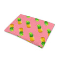 Pink Pineapple Pattern Print Pet Cooling Mat Cover