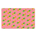 Pink Pineapple Pattern Print Polyester Doormat