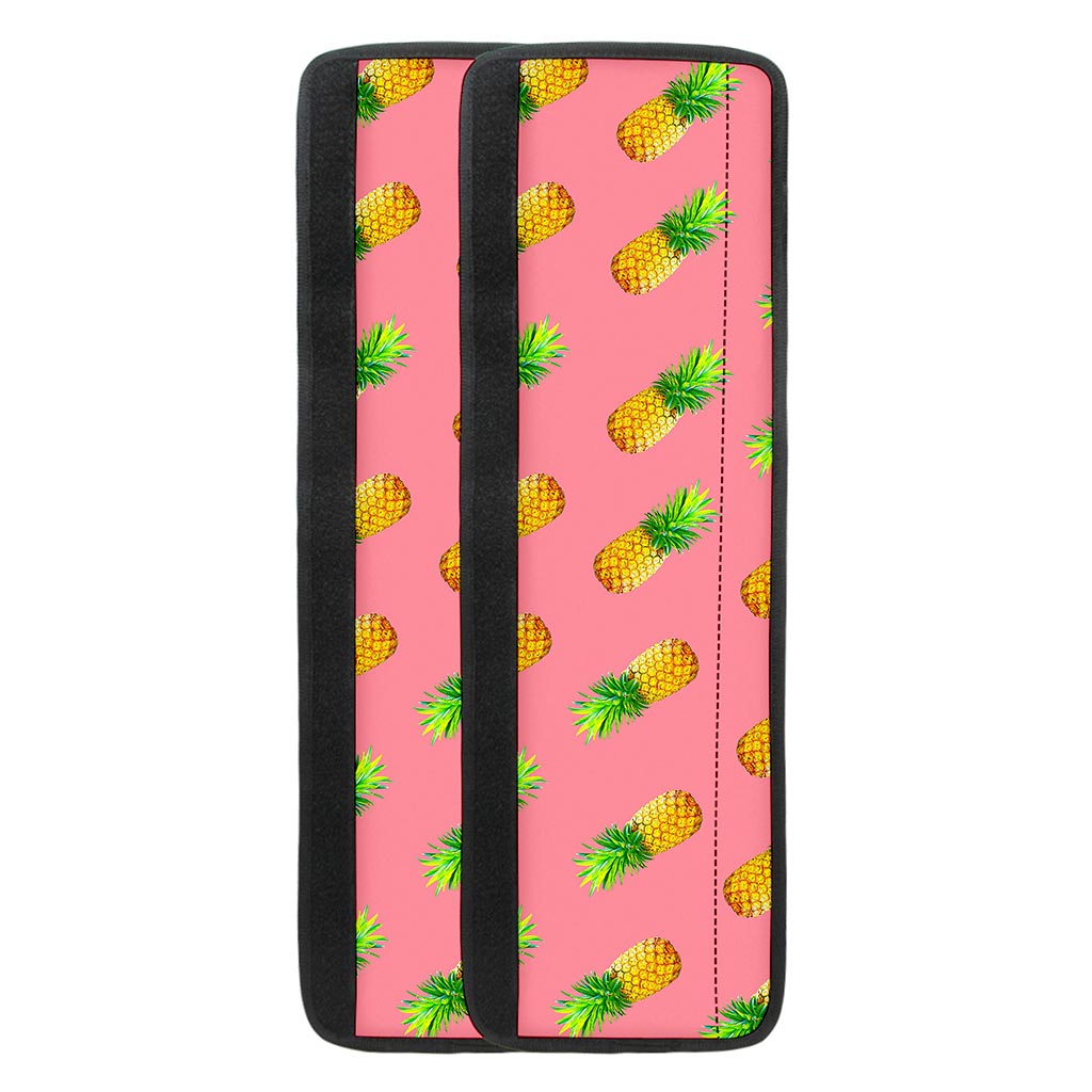 Pink Pineapple Pattern Print Refrigerator Handle Covers