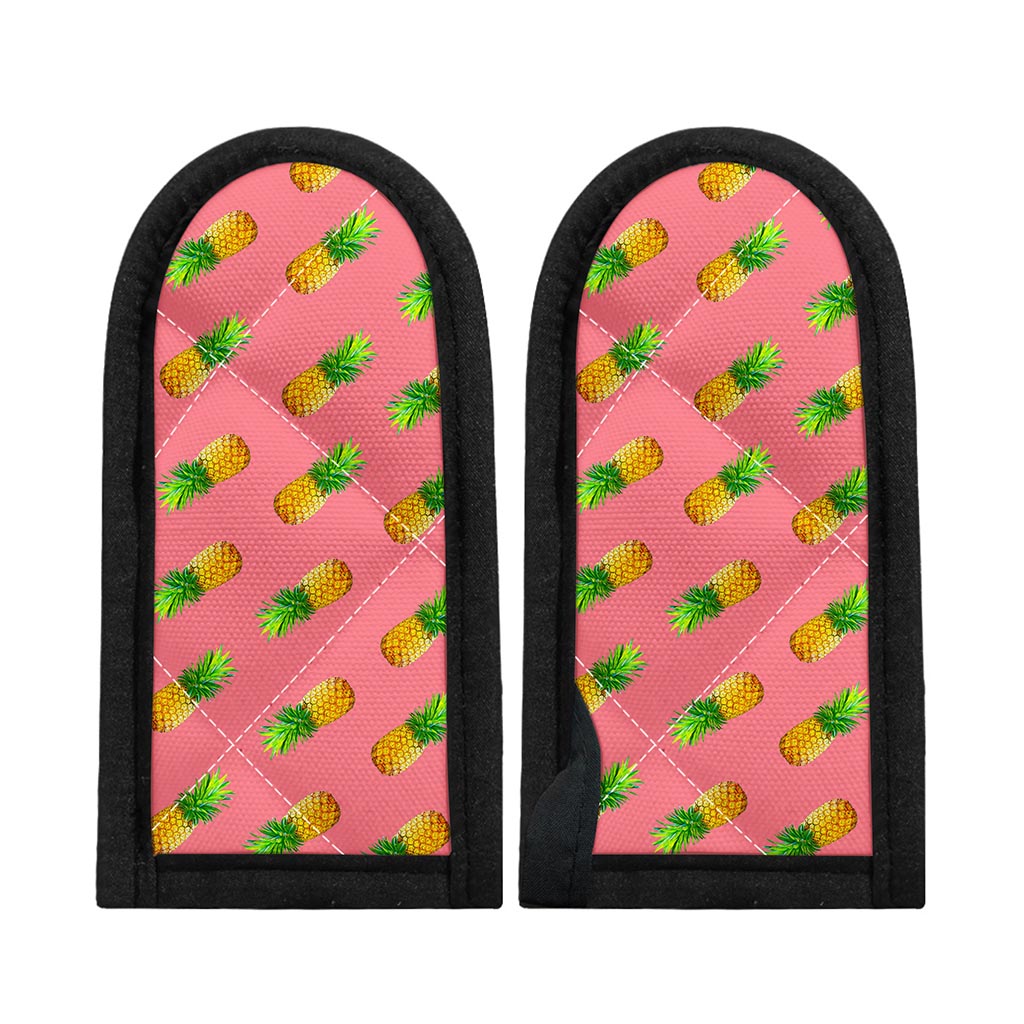 Pink Pineapple Pattern Print Skillet Handle Cover