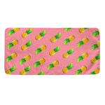 Pink Pineapple Pattern Print Towel