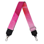 Pink Plumeria Flower Print Bag Strap