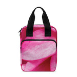 Pink Plumeria Flower Print Bible Tote Bag