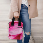 Pink Plumeria Flower Print Bible Tote Bag